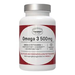 Abbildung: Omega-3 500 mg Algenöl vegan Kapseln 60 St, Kapseln PZN 19384397