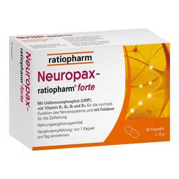 Abbildung: Neuropax-ratiopharm forte Kapseln 40 St, Kapseln PZN 19386574