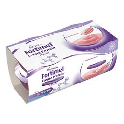 Abbildung: Fortimel Creme Protein Waldfrucht 8X4X125 g, Flüssigkeit PZN 19386982