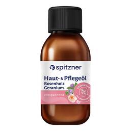 Abbildung: Spitzner Haut- und Pflegeöl Rosenholz-Geranium 125 ml, Öl PZN 19388679