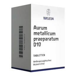 Abbildung: Aurum metallicum praeparatum D 10 Tabletten 180 St, Tabletten PZN 19390972