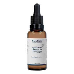 Abbildung: Liposomales Vitamin D3 1000 vegan Tropfen 30 ml, Tropfen PZN 19397810