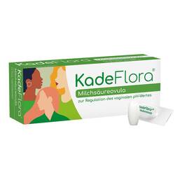 Abbildung: Kadeflora Milchsäureovula 14 St, Vaginalsuppositorien PZN 19398318