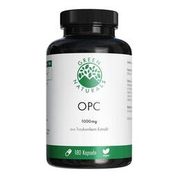 Abbildung: Green Naturals OPC 1000mg aus Traubenkern-Extr.Kps 180 St, Kapseln PZN 19403367