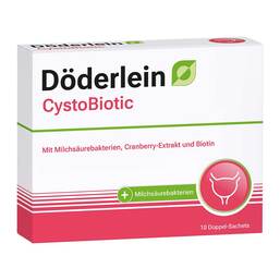 Abbildung: Döderlein Cystobiotic Milchsäurebakterien + Cranberry Pulver  10X4 g, Pulver PZN 19404616