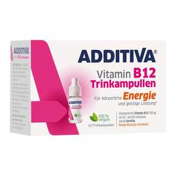 Abbildung: Additiva Vitamin B12 Trinkampullen 10X8 ml, Trinkampullen PZN 19405768