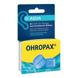 Abbildung: Ohropax Aqua Silikon Vor-Ohr Stöpsel 6 St PZN 19412745