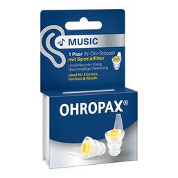 Abbildung: Ohropax Music Filterstöpsel In-Ohr 2 St PZN 19412751