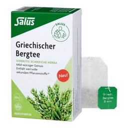Abbildung: Griechischer Bergtee Sideritis scardica Bio Salus 15 St, Filterbeutel PZN 19416252
