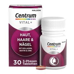 Abbildung: Centrum Vital + Haut Haare & Nägel Tabletten Tabletten, 30 St PZN 19420093