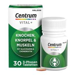 Abbildung: Centrum Vital + Knochen Knorpel & Muskeln Tabletten Tabletten, 30 St PZN 19420101