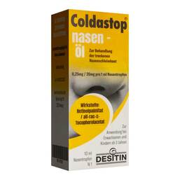 Abbildung: Coldastop Nasen-Öl 10 ml, Nasentropfen PZN 19421307 