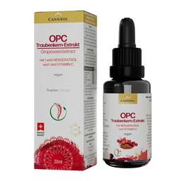 Abbildung: Cannsol OPC mit Resveratrol + Vitamin C Tropf.zum Einnehmen  30 ml, Tropfen zum Einnehmen PZN 19427439
