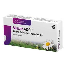 Abbildung: Bilastin ADGC 20 mg Tabletten bei Allergie 6 St, Tabletten PZN 19427451