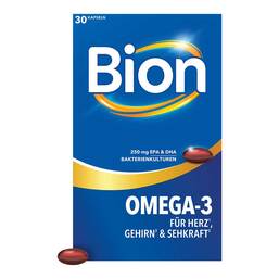 Abbildung: Bion Omega-3 Kapseln 30 St, Kapseln PZN 19430298