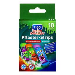 Abbildung: Figo Kinderpflaster kleine Monster 10 St, Pflaster PZN 19434907