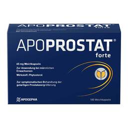 Abbildung: APOPROSTAT forte 65 mg Weichkapseln 180 St, Weichkapseln PZN 19436355