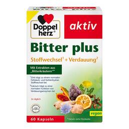 Abbildung: Doppelherz Bitter plus Kapseln 60 St, Kapseln PZN 19441468