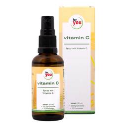 Abbildung: For You vitamin C Spray 50 ml, Spray PZN 19450651