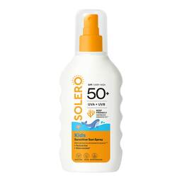 Abbildung: Solero Kinder sensitiv Spray LSF 50 +  200 ml, Spray PZN 19454301