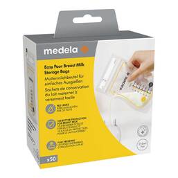 Abbildung: Medela Easypour Muttermilchbeutel 210 ml 50 St, Beutel PZN 19454927