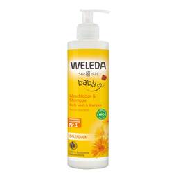 Abbildung: Weleda Calendula Waschlotion & Shampoo 400 ml, Duschgel PZN 19469627