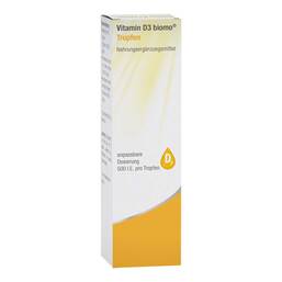 Abbildung: Vitamin D3 Biomo Tropfen 10 ml, Tropfen PZN 19470263