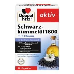 Abbildung: Doppelherz Schwarzkümmelöl 1800 Kapseln 50 St, Kapseln PZN 19479815