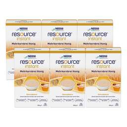 Abbildung: Resource instant Mehrkornbrei Honig Pulver 6X520 g, Pulver PZN 19480646