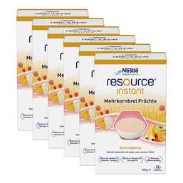 Abbildung: Resource instant Mehrkornbrei Früchte Pulver 6X520 g, Pulver PZN 19480669