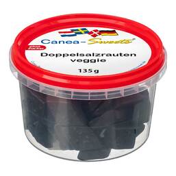 Abbildung: Doppelsalzrauten zuckerfrei 135 g, Bonbons PZN 19482473