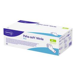 Abbildung: Peha-Soft nitrile blue Untersuchungshandschuhe unsteril pf M 100 St, Handschuhe PZN 19488085