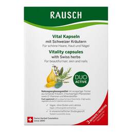 Abbildung: Rausch Vital Kapseln mit Schweizer Kräuter 3X30X2 St, Kapseln PZN 19508126