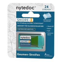 Abbildung: Snore-X Gaumenstreifen 24 St, Streifen PZN 19521210