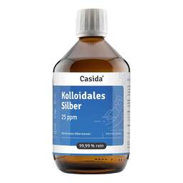 Abbildung: Kolloidales Silber 25 ppm 99,99% flüssig 500 ml, Flüssigkeit PZN 19522451