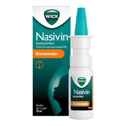 Abbildung: WICK Nasivin Nasenspray oK Kleinkinder 0,25 mg / ml 10 ml, Nasenspray PZN 19524042