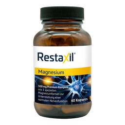 Abbildung: Restaxil Magnesium Kapseln 60 St, Kapseln PZN 19549220
