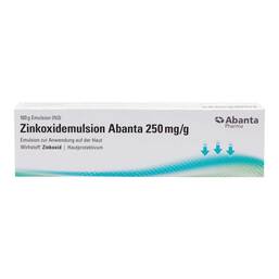 Abbildung: Zinkoxidemulsion Abanta 250 mg / g 100 g, Emulsion PZN 19641658