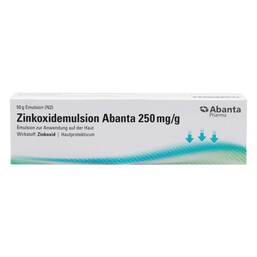 Abbildung: Zinkoxidemulsion Abanta 250 mg / g 50 g, Emulsion PZN 19641664