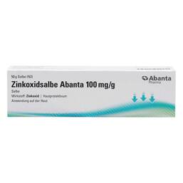 Abbildung: Zinkoxidsalbe Abanta 100 mg / g 50 g, Salbe PZN 19641687