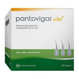 Abbildung: Pantovigar vital Kapseln mit Nährstoffen für Haare 180 St, Kapseln PZN 19643775