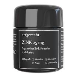 Abbildung: Zink 25 mg Kapseln 30 St, Kapseln PZN 19647520