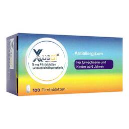 Abbildung: Xusal 5 mg Filmtabletten 100 St, Filmtabletten PZN 19662761 