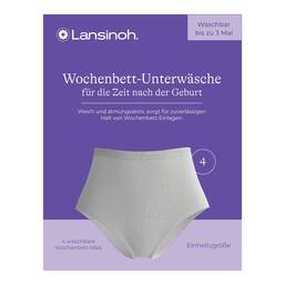 Abbildung: Lansinoh Wochenbett-Unterwäsche 4 St PZN 19679336 