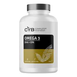 Abbildung: Cyb Omega-3 240 mg DHA + 360 mg EPA Kapseln 240 St, Kapseln PZN 19680405