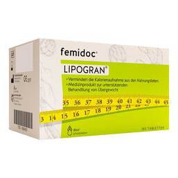 Abbildung: Femidoc Lipogran Tabletten 180 St, Tabletten PZN 19684053