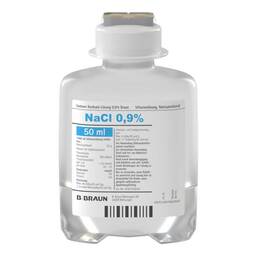 Abbildung: Isotone Kochsalz-Lösung 0,9% Braun 100ml EP halbgef. 20X50 ml, Infusionslösung PZN 19688795