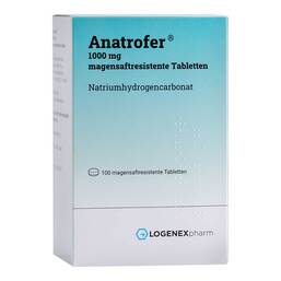 Abbildung: Anatrofer 1000 mg magensaftresistente Tabletten 100 St, Tabletten magensaftresistent PZN 19696091