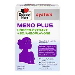 Abbildung: Doppelherz Meno Plus system Kombipackung 60 St, Kombipackung PZN 19712855