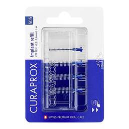 Abbildung: Curaprox Cps 505 Interdentalbürste implant 1,5 - 5,5 mm 4 St, Zahnbürste PZN 19714469